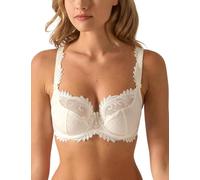 Empreinte Thalia Underwired Microfibre Low-Necked Bra (38G, Ivory)