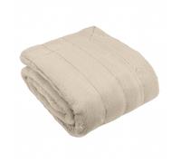 Empress Alaskan Large Faux Fur Throw Paoletti Beige 130cm x 180cm
