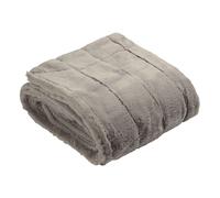 Empress Alaskan Large Faux Fur Throw Paoletti Grey 130cm x 180cm