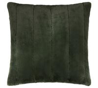 Empress Faux Fur Cushion Paoletti Dark Green 45cm x 45cm