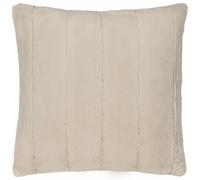Empress Faux Fur Cushion Paoletti Light Beige 45cm x 45cm
