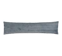 Empress Faux Fur Draught Excluder Paoletti Dark Grey One Size
