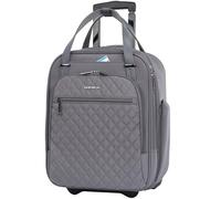EMPSIGN Carry On Cabin Suitcase easyJet Underseat Approved Maximum Size Hand Luggage Case 2 Wheels Lightweight Bag 40x33.5x19cm, Dark Grey