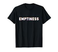 Emptiness Retro Pop Art Typography Statement Men Women Value Graphic T-Shirt