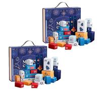 Empty Advent-Calendar - 2 Pack Fillable Countdown Calendar | 48 Pieces Colorful Reusable Empty Boxes to Fill Yourself | 24 Days of Christmas DI.Y AdventCalendar | for Kids Toy, Cosmetic, Small Models