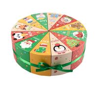 Empty Advent Calendars - Fillable Countdown Boxes With 12 Pieces, Small Ornament Gift Boxes, Cartoon White Cardboard Christmas Party Packaging | Jewelry Toys Choc