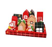 Empty Advent to Fill,2025 Christmas Countdown Calendar Decorations | Christmas Cookie Storage Box | for Snacks Handicrafts Stocking Stuffers Seasonal Decorators Family Gatherings Teachers
