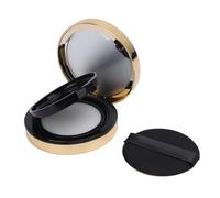 Empty Air Cushion Puff Box, Portable Make Up Powder Container Case, Refillable Powder Puff Box, Cosmetic Makeup Case Container with Sponge Puff & Mirror for Loose Powder