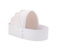 Empty Baby Shower Flower Basket Crade Shape Basket Flower Bouquet Box Basket Flower Bouquet Box for Baby Shower Bridal Party Wedding Valentine's Day Present Box