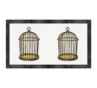 'Empty Bird Cage' Pet Feeding Mat (PM00028806)