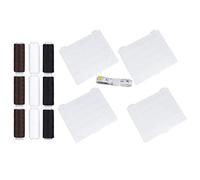 Empty Bobbin Transparent Plastic Spool Set Sewing Threads Embroidery Accessories for Home Travel