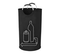 Empty Bottle Collector - 32.8 Inch Oxford Storage, Aluminium Oxford Container, 115L Storage Bag with High Load and Handles for Home, Garage, Pantry, Office, Dorm, Camping, Picnic