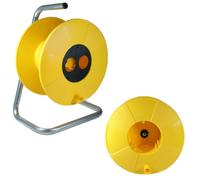 Empty Cable Reel Drum Carrier & Dispenser 16a 110v 240v Power Storage Stand Tidy