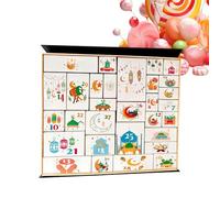 Empty Calendar Boxes - Middle East Fillable Festival Snack Container Craft Calendar Box with Countdown | Perfect for Home, Office, Apartment, Home