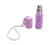 Empty Car Diffuser - 5ml Glass Bottle, Bling Interior Charm | Decorative Oil Atomizer for Women Driver Truck SUV RV Sedan Home Office Indoor Outdoor Traveling Commuting Hanging Decor