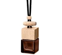 Empty Car Diffuser Bottle - Hanging Aromatherapy Perfume Pendant For Vehicle Interior | Decorative Oil Fragrance Container For SUV Truck RV Sedan | Refillable Auto Air Freshener Ornament Wit