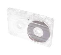 Empty Cassette Tape Core Replacement for Audio Recording 60 Mins | Plastic Black 10X6.50X1.20cm Size, Reusable Core, Home Music Recording Use