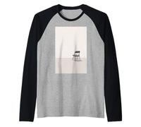 Empty Chair Facing The Wall - Minimal Surreal Illustration Raglan Baseball Tee