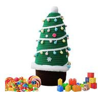 Empty Christmas Baskets,Christmas Storage Containers - 18x18x4 2cm Storage Box Shape Christmas Tree | 42cm/16.5 Inch Christmas Storage Box, Alm Basket