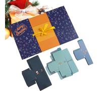 Empty Countdown Boxes - 24-Day Make Your Own Countdown Boxes | Different Shape Foldable Container for Boys Teens Kids Students Girls Children