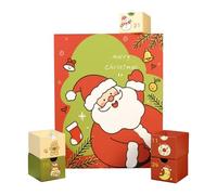 Empty Countdown Calendar Box | Hand Made Box, 24 Days Foldable Christmas Box 2025 Empty Foldable Christmas Box for Shelf Windows Adults for