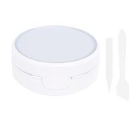 Empty Cushion Foundation Box with Mirror Puff Spoon Refillable Sealed Lid Make Up Powder Container Case for BB Cream Cosmetics