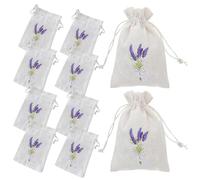 Empty Drawstring Lavender Bags for Filling, Lavender Sachet Bag Packaging Bags, Cotton-Linen Pouches, Empty Muslin Bag for Spices, Dried Flowers, and Herbs