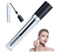 Empty eyelash container, 1PC 10ML Empty Eyelash Tube With Wand Growth Oil Container Reusable Bottle Tube For Home And Travel(Black), bottle