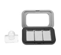Empty Eyeshadow Blusher Palette 3 Grid Magnetic Plastic Box