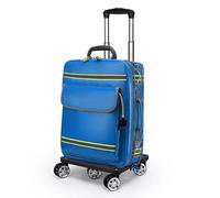 Empty First Aid Backpack for Emergency Responders, Waterproof Large Capacity with Multi-Pockets and Reflective Strips for Outdoor Safety