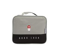 Empty First Aid Bag, Medication Storage Bag Portable Travel Medical Supplies Cosmetic Organizer Emergency Pill Medicine Tote Bag Outdoor Sport Home Office Camping First Responder Survival Pouch
