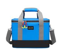 Empty First Aid Bag Travel Storage Organizer Medication Pouch Emergency Box Oxford Cloth Suitable for Car Home Office Emergency Travel, Sky Blue