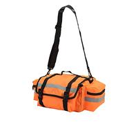 Empty First Responder Bags Large Capacity Emergency Medical Bag with Multiple Pockets for First Responders and Outdoor Enthusiasts Orange 600DPU Fabric