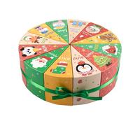 Empty Gift Wrapping Boxes Holiday Craft Box Advent Calendar Cardstock Christmas Decoration Storage Case Christmas Advent Calendar Empty Box Cardstock