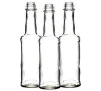 Empty Glass 150ml Worcester Sauce Bottle | Including Black Screw Caps | sauces & Preserves | glass bottles | J&B (48)