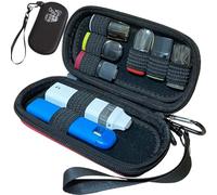 Empty Handy Anti-shock Hard Shell Pouch with Anti-slip Bands can Carry Electronic C igarette and V ape Pods (Black)