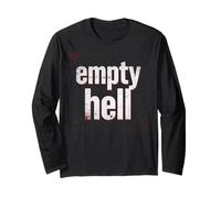 Empty Hell - Christian Faith Bold Gospel Evangelism Long Sleeve T-Shirt