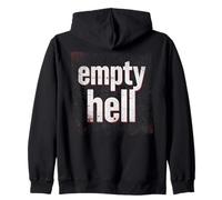 Empty Hell - Christian Faith Bold Gospel Evangelism Zip Hoodie
