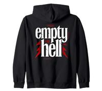 Empty Hell - Christian Faith Bold Gospel Evangelism Zip Hoodie
