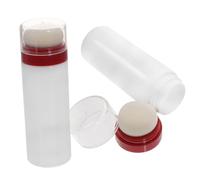 Empty Loose Powder Bottle - Refillable Puff Container | Compact Cosmetic Jar with Secure Lid, Lightweight Makeup Storage for Home Vanity, Travel Bag, Business Trip, Work Desk, Daily Use