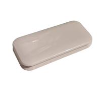 Empty Makeup Palette 3 Compartment DIY Cosmetics Organizer with Mirror for Eyeshadow Lipstick Cream Travel Size 3.31x1.54 inch