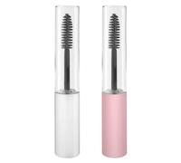 Empty Mascara Tube and Wand, 10ml Eyelash Cream Container Bottle, Empty Eyelash Wands with Tube for Castor Oil,Clear Mascara Y6JMGG (Pink & White)