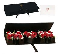 Empty Mom Flower Gift Box, Mother's Day MOM Cardboard Letter Shaped Fillable Flower Chocolate Packaging for Mother Birthday