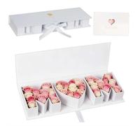 Empty Mom Flower Gift Box, Mother's Day MOM Cardboard Letter Shaped Fillable Flower Chocolate Packaging for Mother Birthday