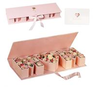 Empty Mom Flower Gift Box, Mother's Day MOM Cardboard Letter Shaped Fillable Flower Chocolate Packaging for Mother Birthday