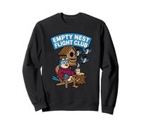 Empty Nest Quiet Bird Parenting Humor Syndrome Funny Sweatshirt
