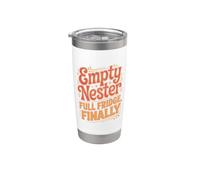 Empty Nester Full Fridge Parents Dad Mom Empty Nester Stainless Steel Insulated Tumbler
