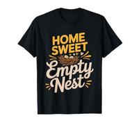 Empty Nester Home Sweet Nest Cozy Illustration Alone Quiet T-Shirt