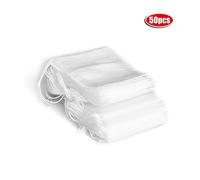 Empty Non Woven Tea Bags with Drawstring 50pcs or 100pcs Disposable Filter Bags for Loose Leaf Tea Safe Heat Resistant Food Grade Material 5.5x7cm (50pcs)