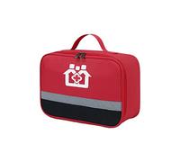 Empty Pill Bags Travel Medical Supplies Storage, Red, Red D